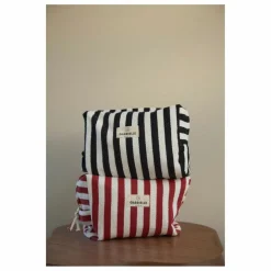 Trousse de toilette à rayures | Rouge
