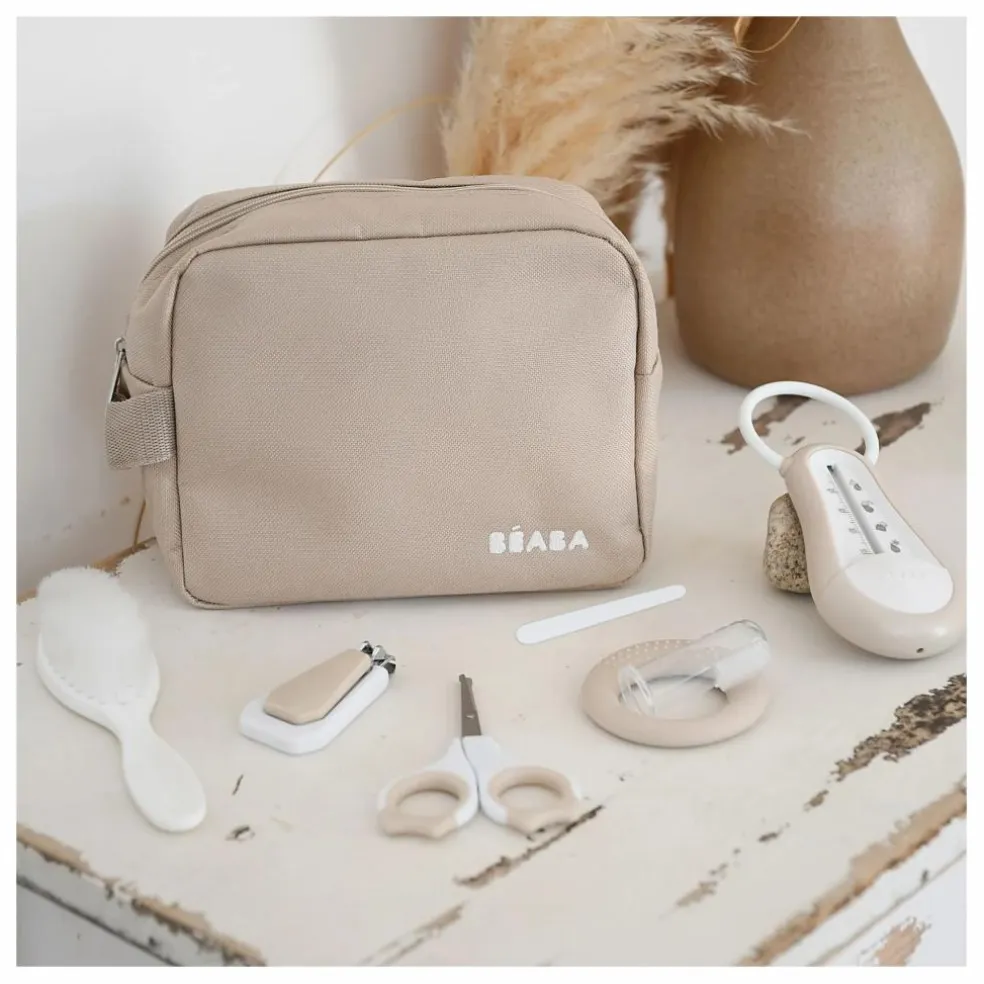 Trousse de toilette avec 7 accessoires | Argile
