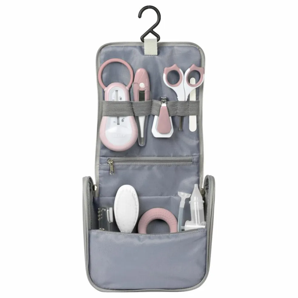 Trousse de toilette avec accessoires | Vieux Rose