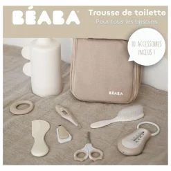 Trousse de toilette avec 10 accessoires | Argile