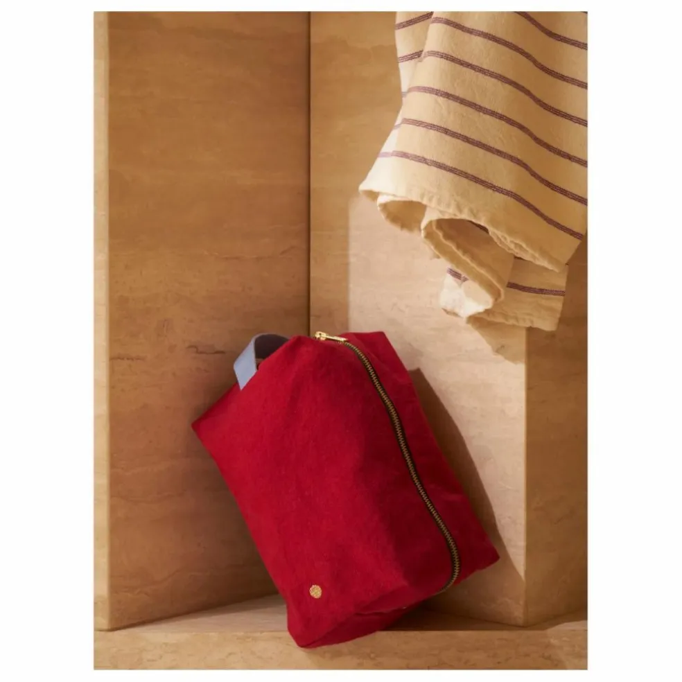 Trousse de toilette Cube | Rouge cerise