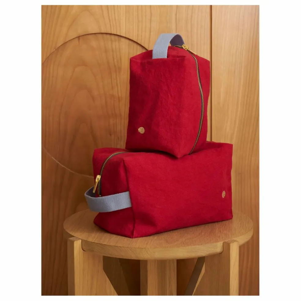 Trousse de toilette Cube | Rouge cerise