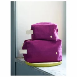 Trousse de toilette Cube | Pourpre