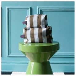 Trousse de toilette cube | Bleu Turquoise - Vert Foncé