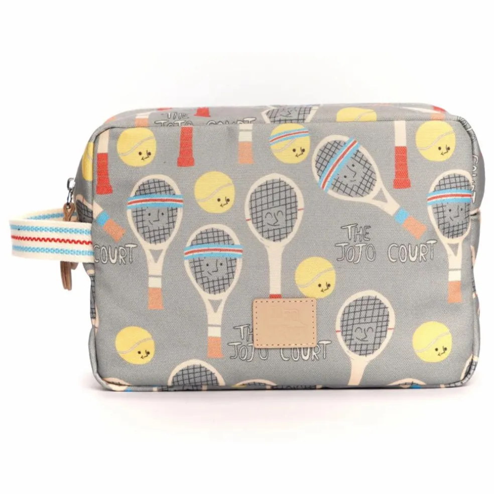 Trousse de Toilette Double Jojo Court | Vert de gris