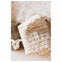 Trousse de toilette en coton bio | Beige
