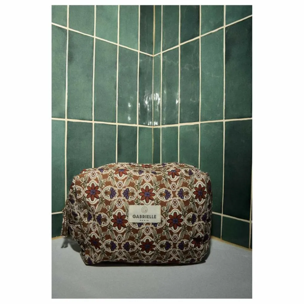 Trousse de toilette en coton | Bijou Rubis