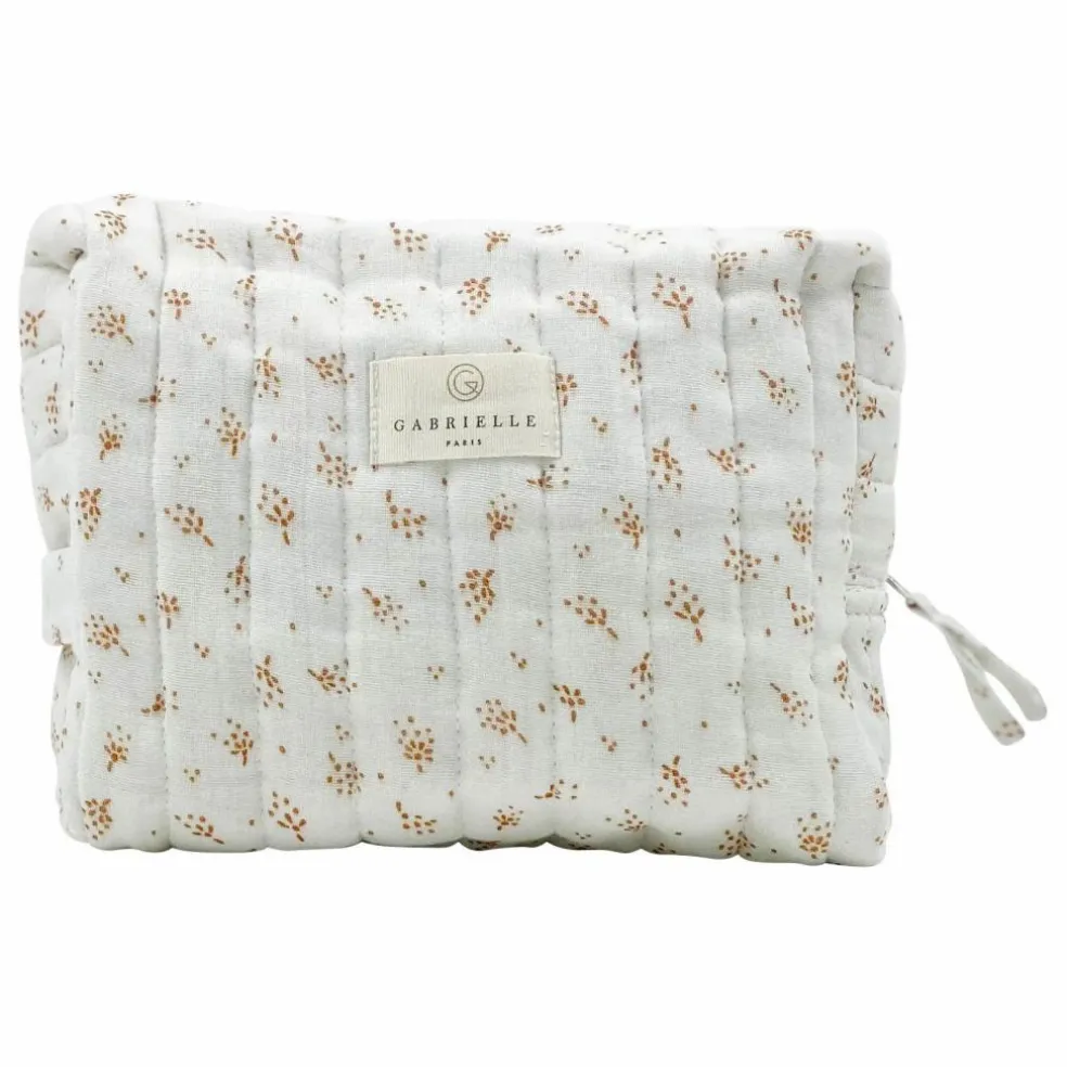 Trousse de toilette en coton bio | Miel