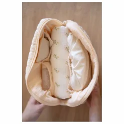 Trousse de toilette en coton bio | Vanille