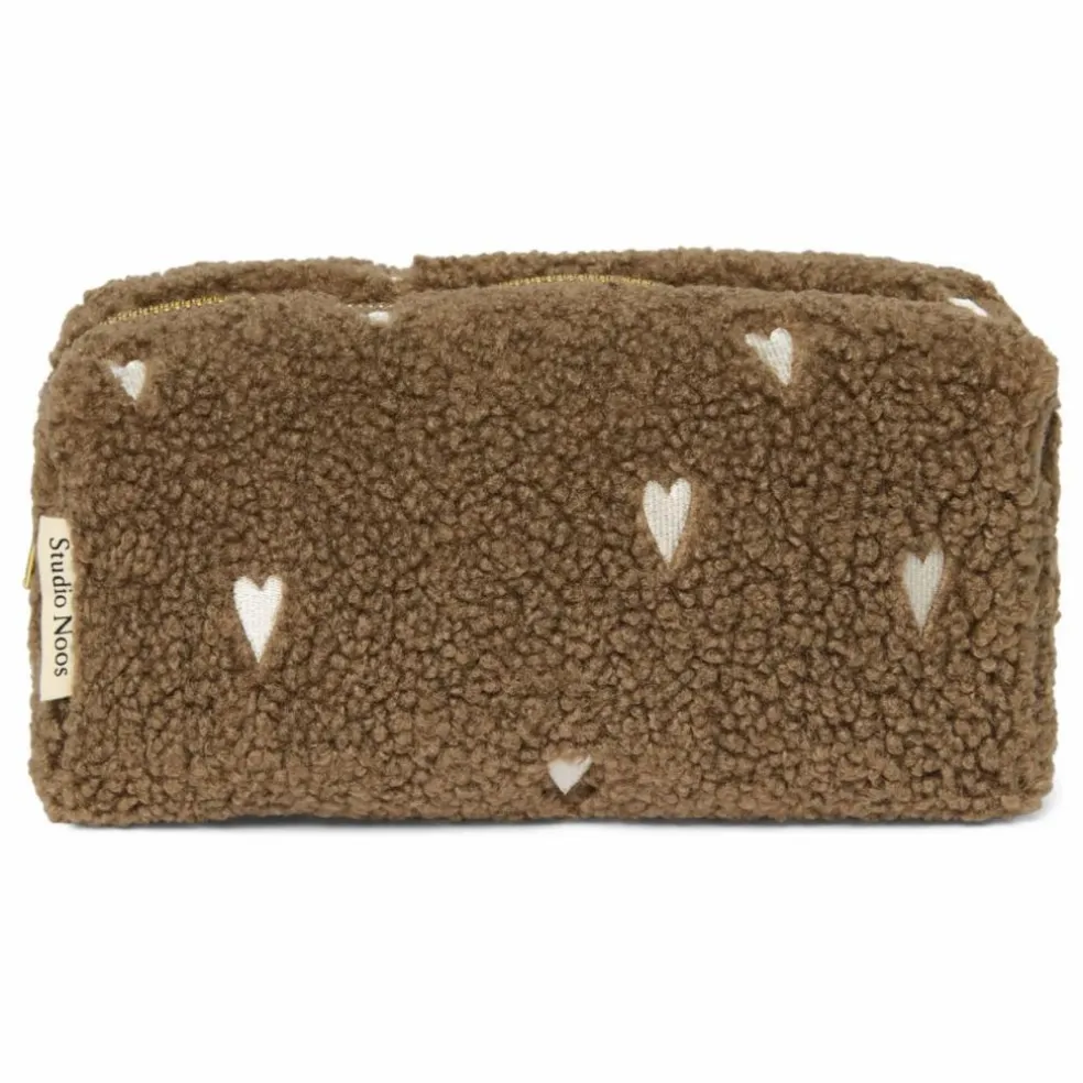 Trousse de toilette Hearts | Marron