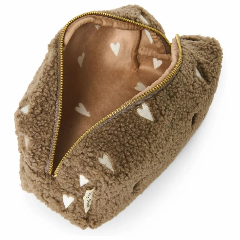 Trousse de toilette Hearts | Marron