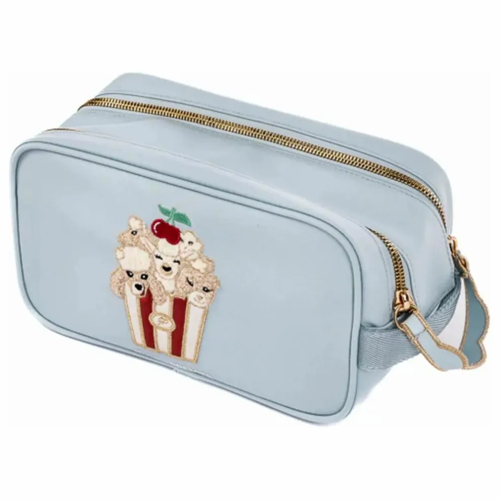 Trousse de Toilette Popcorn | Bleu Clair