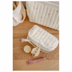 Trousse de toilette Ribbon en coton bio | Ecru
