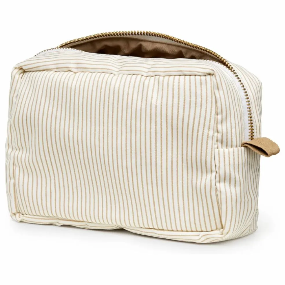 Trousse de toilette Stripes | Camel