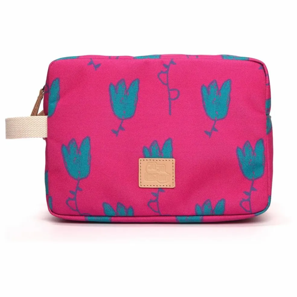 Trousse de Toilette Tulipe | Rose fuschia