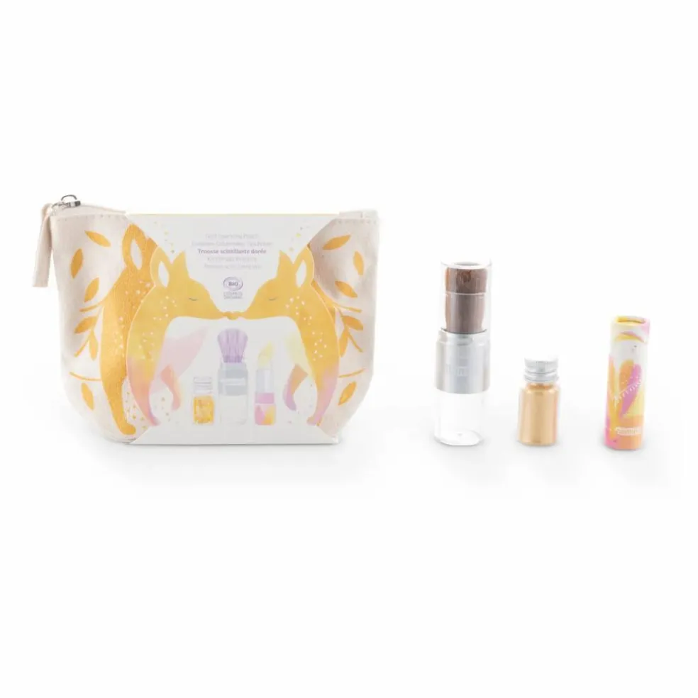 Trousse scintillante Renard | Or