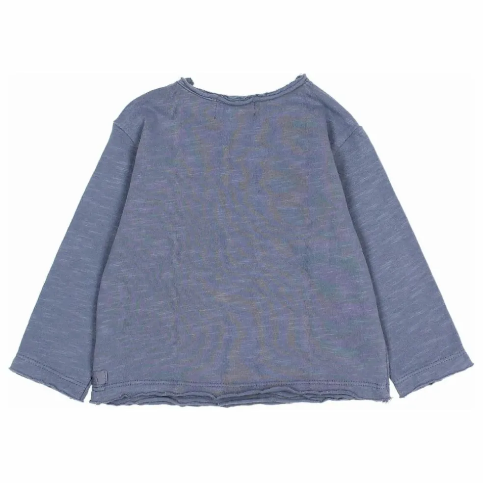 T-shirt Adventure Coton Bio | Bleu gris