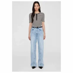 T-shirt Alessia Rayures | Noir