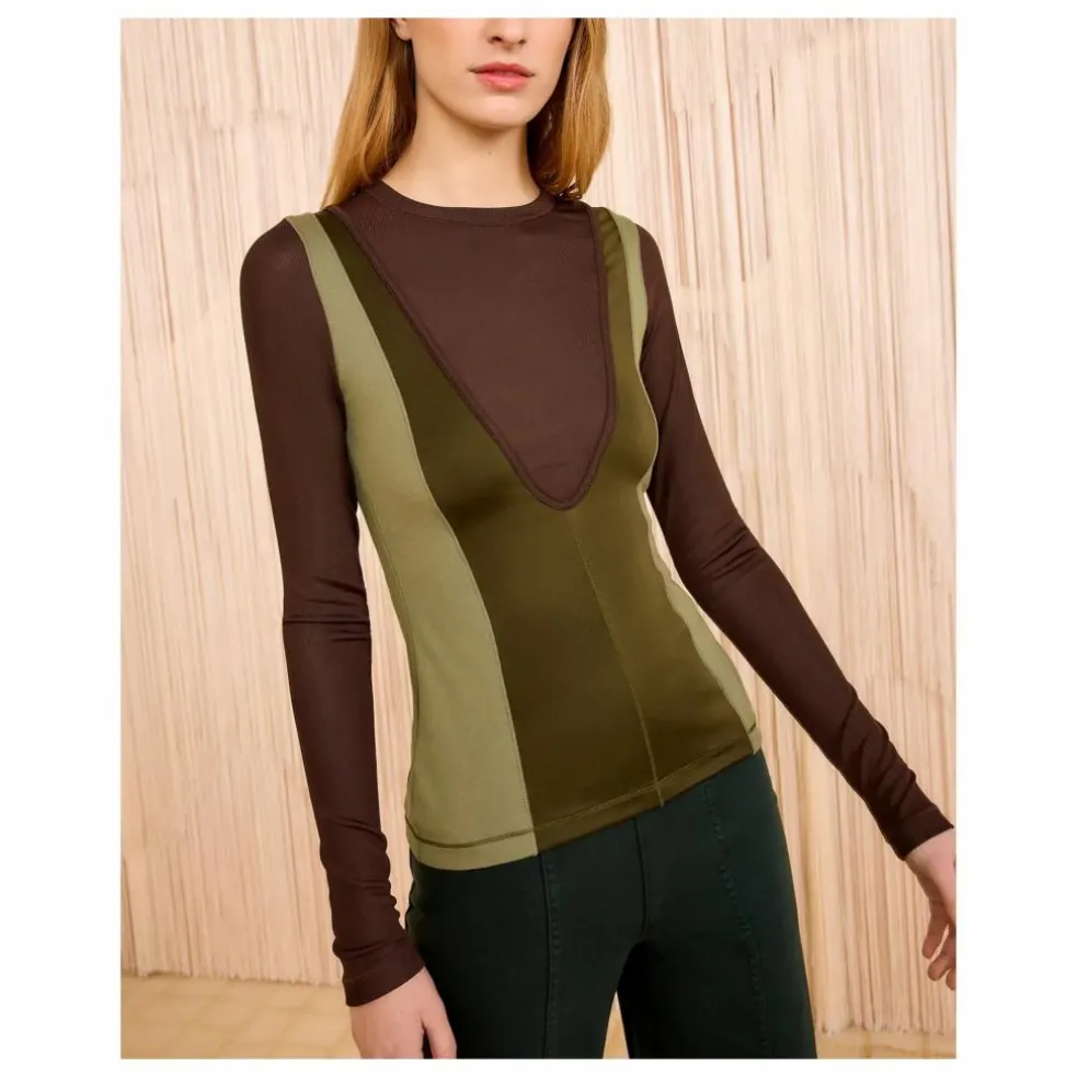 T-shirt Annete | Vert kaki