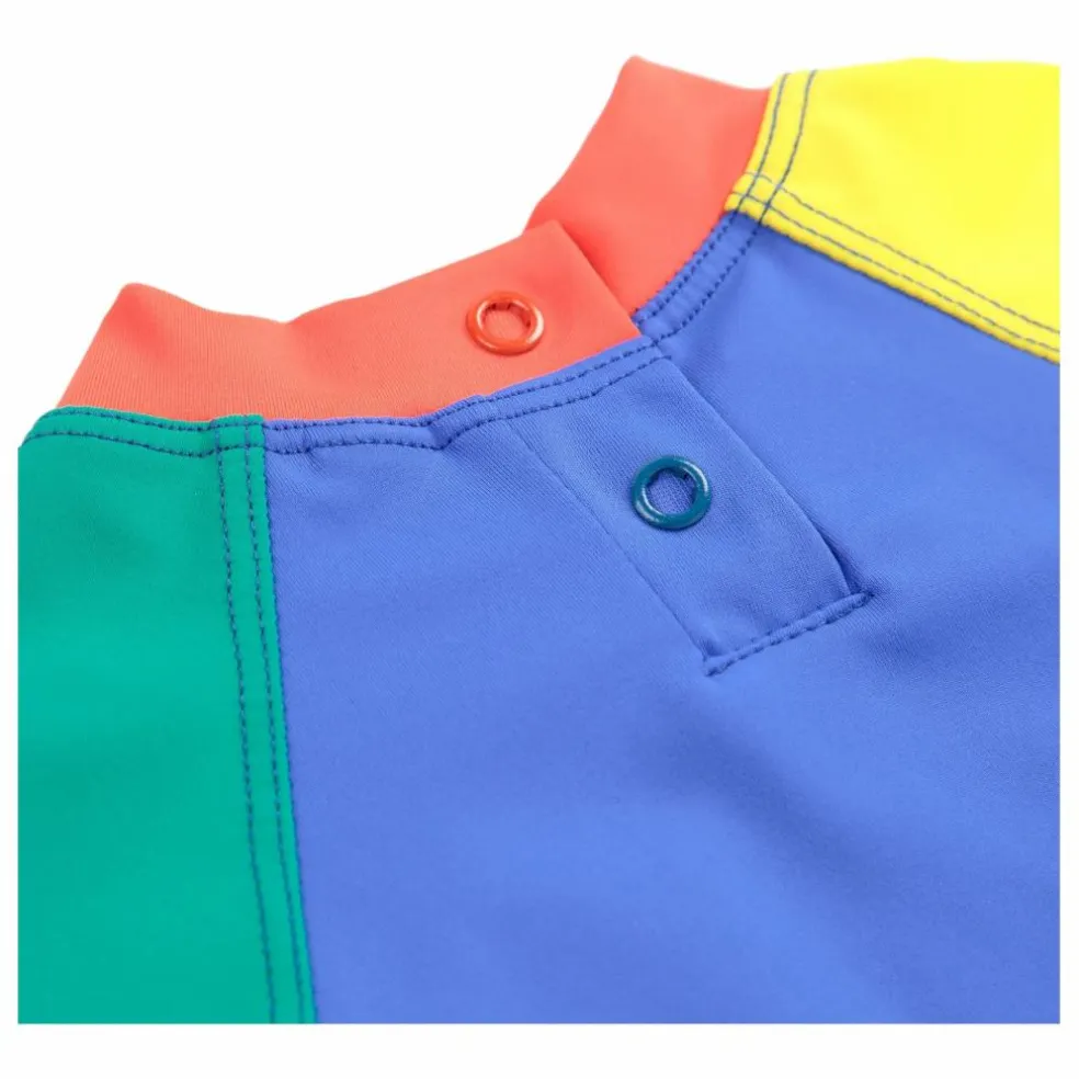 T-Shirt Anti-UV Colorblock Fibres Recyclées | Bleu