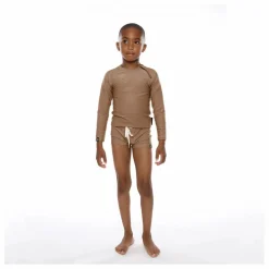 T-Shirt Anti-UV Côtelé | Marron