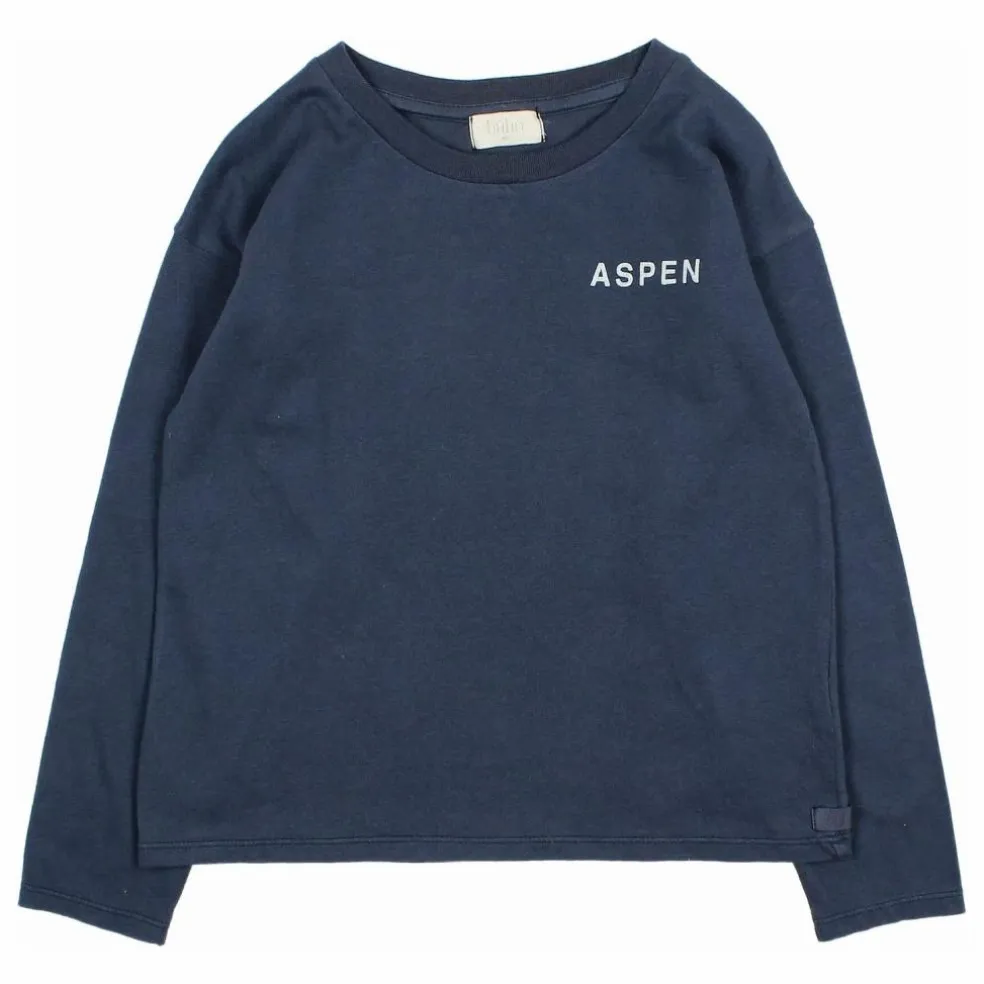 T-shirt Aspen Coton Bio | Bleu marine