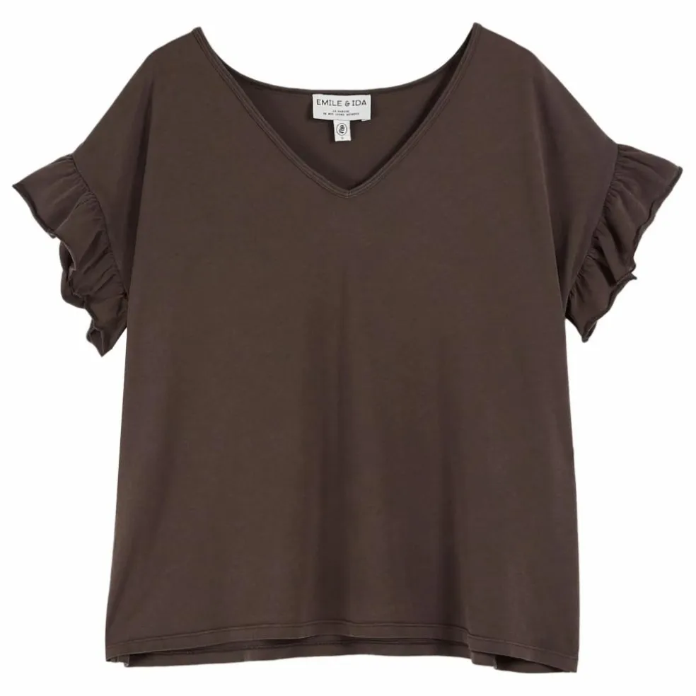 T-shirt Babio Coton Bio | Gris anthracite
