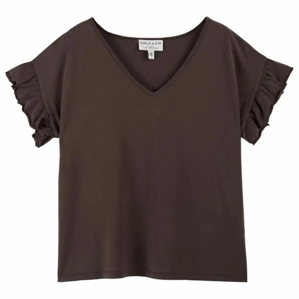T-shirt Babio Coton Bio | Gris anthracite