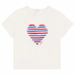 T-Shirt Barlay Cœur Coton Bio | Blanc