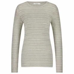 T-shirt Basic Is Pearl Rayé | Gris