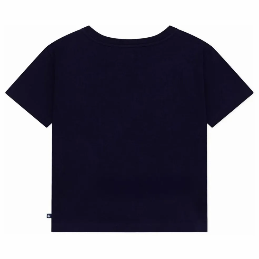 T-shirt Bateau 1893 Jersey Coton Bio | Bleu marine