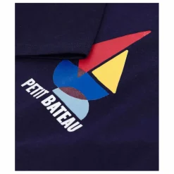 T-shirt Bateau Coton Bio | Bleu marine