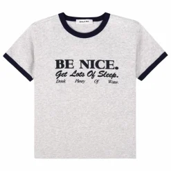 T-shirt Be Nice Coton Recyclé | Gris