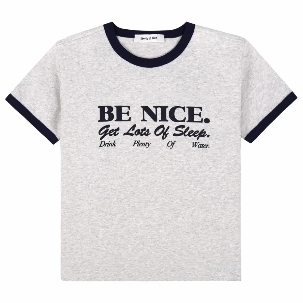 T-shirt Be Nice Coton Recyclé | Gris