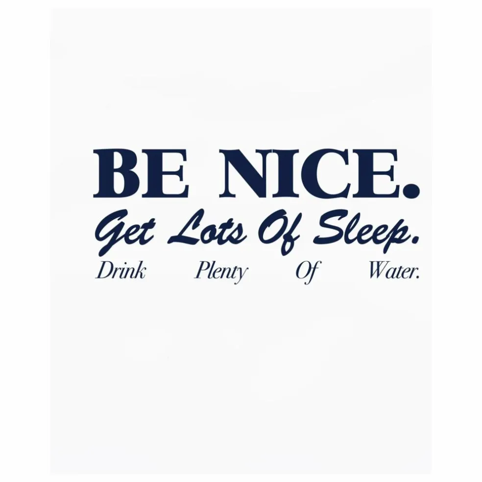 T-shirt Be Nice Coton Recyclé | Blanc