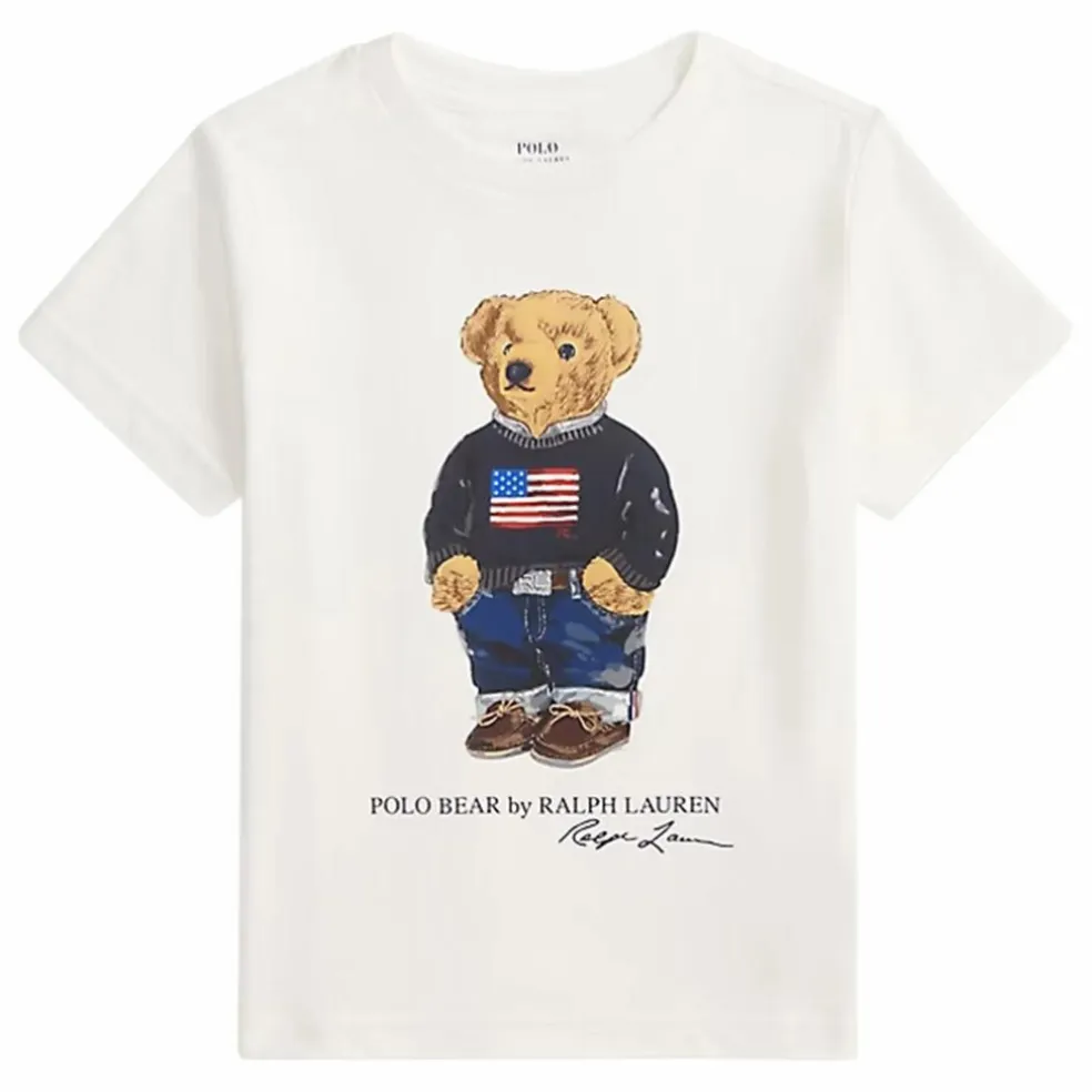 T-shirt Bear Jersey | Blanc