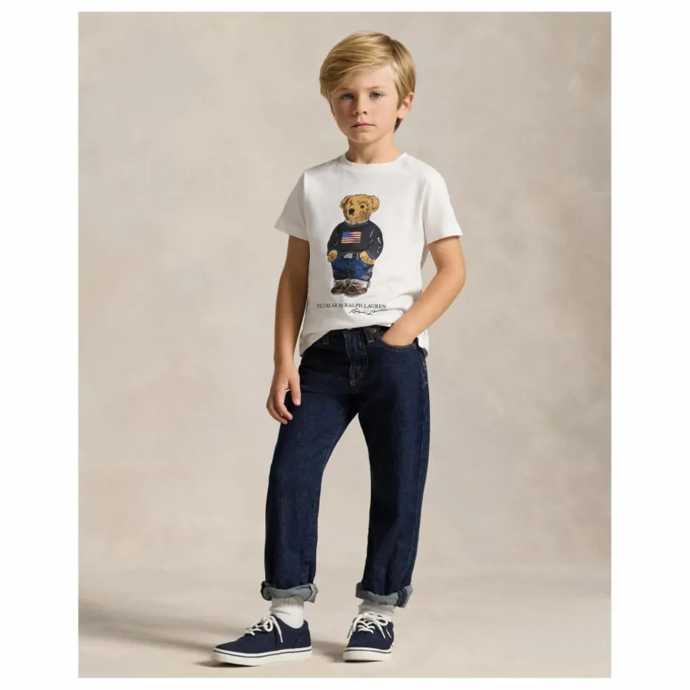 T-shirt Bear Jersey | Blanc
