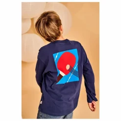 T-shirt Ben Ping Pong Coton Bio | Bleu marine