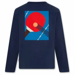 T-shirt Ben Ping Pong Coton Bio | Bleu marine