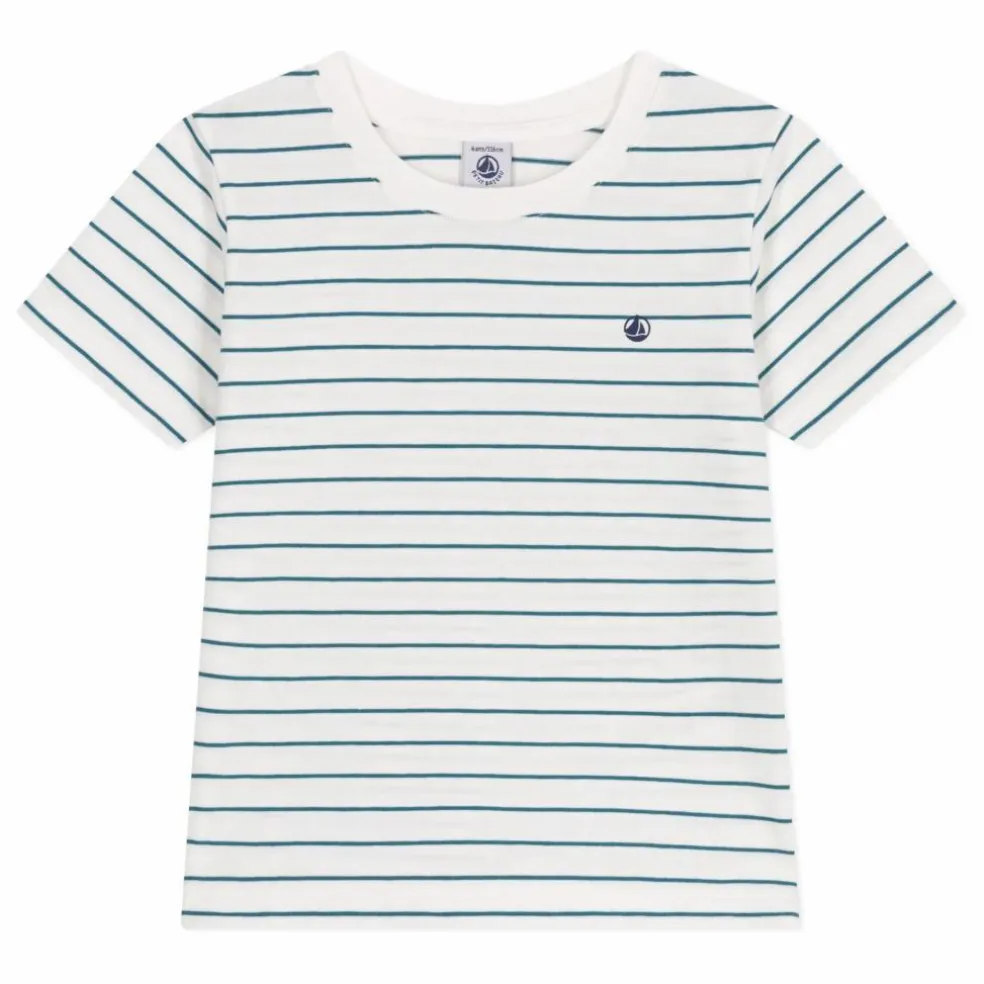 T-Shirt Biru Coton Bio | Blanc