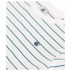 T-Shirt Biru Coton Bio | Blanc