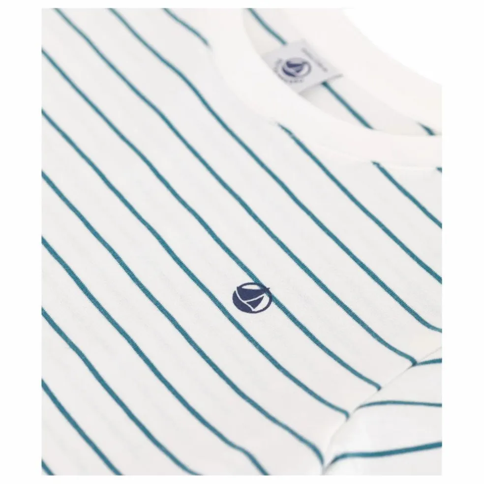 T-Shirt Biru Coton Bio | Blanc