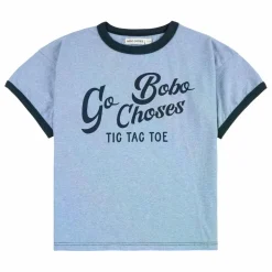 T-shirt Bobo Choses Coton Bio | Bleu Clair
