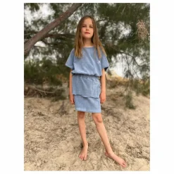 T-Shirt Bree Eponge Bio | Bleu gris