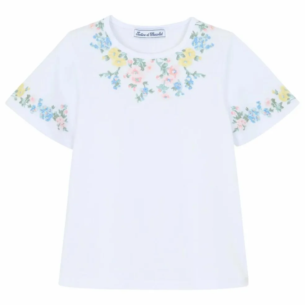 T-shirt Brodé | Blanc