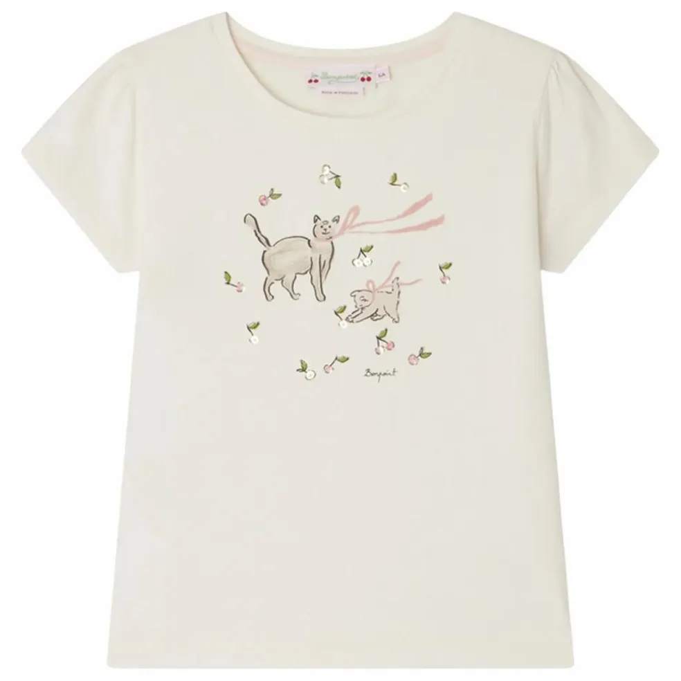 T-shirt Capricia Coton Bio | Ecru