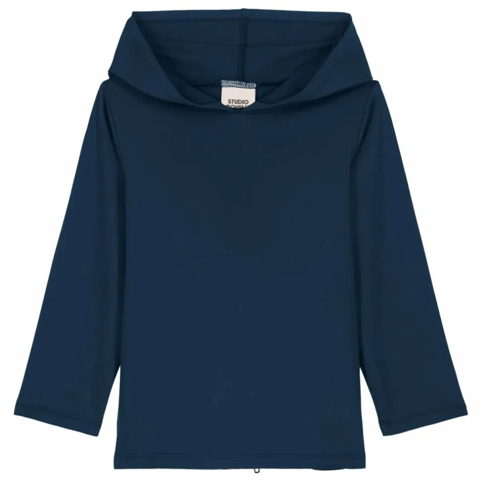 T-shirt Capuche Anti-UV | Bleu marine