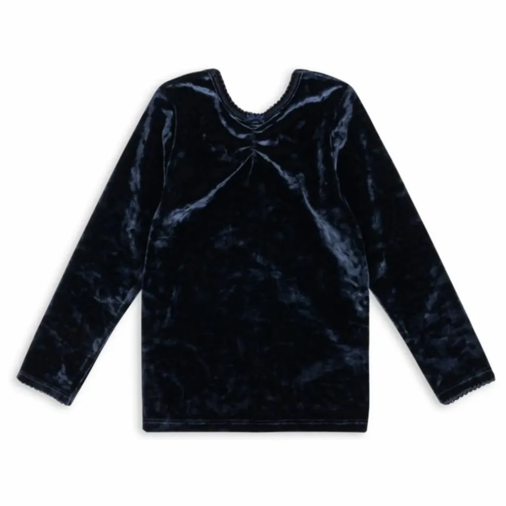 T-shirt Carlito Velours Fibres Recyclées | Bleu marine