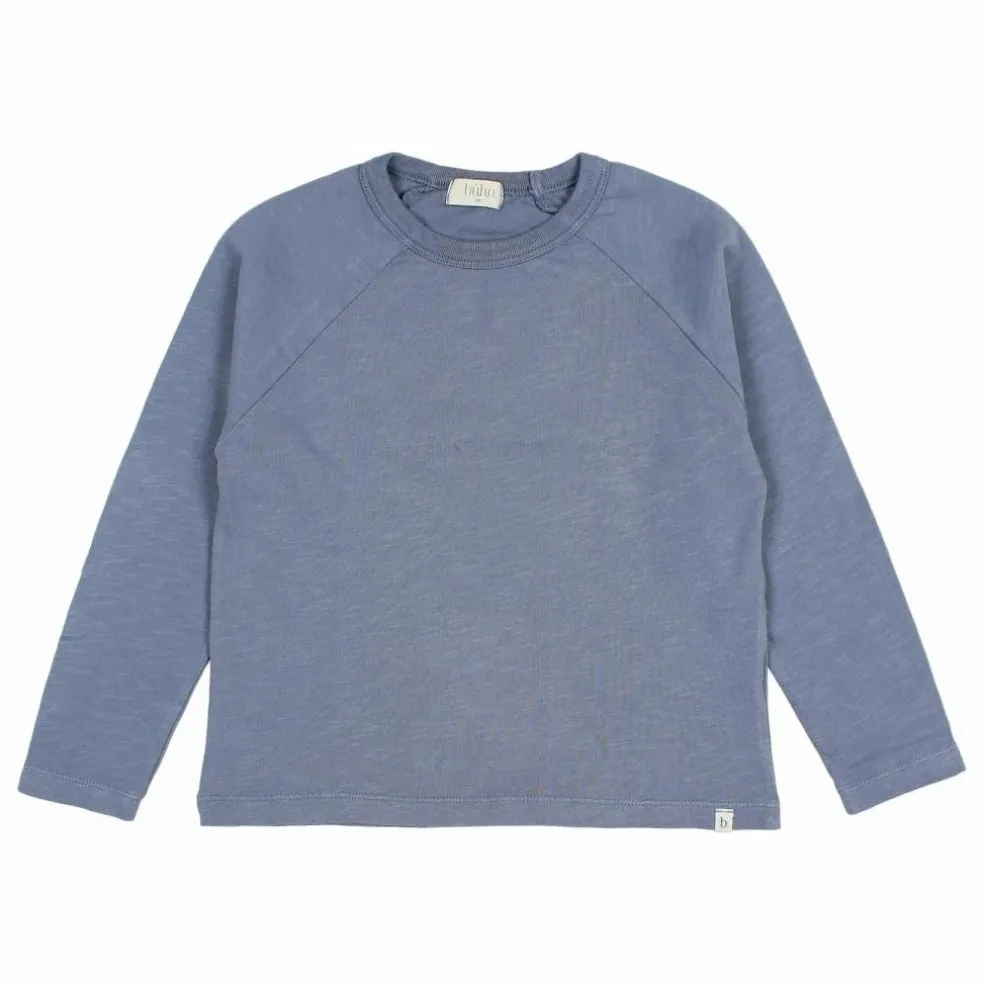T-shirt Casual Coton Bio | Bleu gris