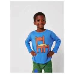 T-shirt Chaise Coton Bio | Bleu